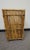 Tan Mid-Century Bohemian Split Bamboo Rattan Wicker Low Bookcase Etagere For Sale - Image 8 of 13