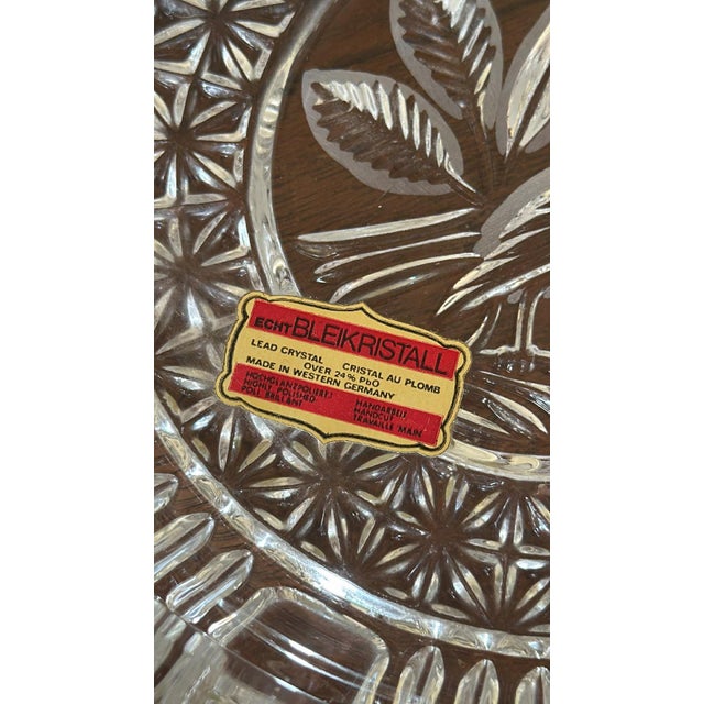 1980s 1980s Vintage Byrdes Lead Crystal Ashtray West Germany For Sale - Image 5 of 10