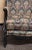 Wood Early 20th Century Pr. Of Antique Rococo Style Paint and Hand Carved Upholstered Wingback Chairs - Set of 2 For Sale - Image 7 of 12