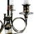 Metal Vintage Silver Plated Bouillotte Lamp - Three Arms For Sale - Image 7 of 15