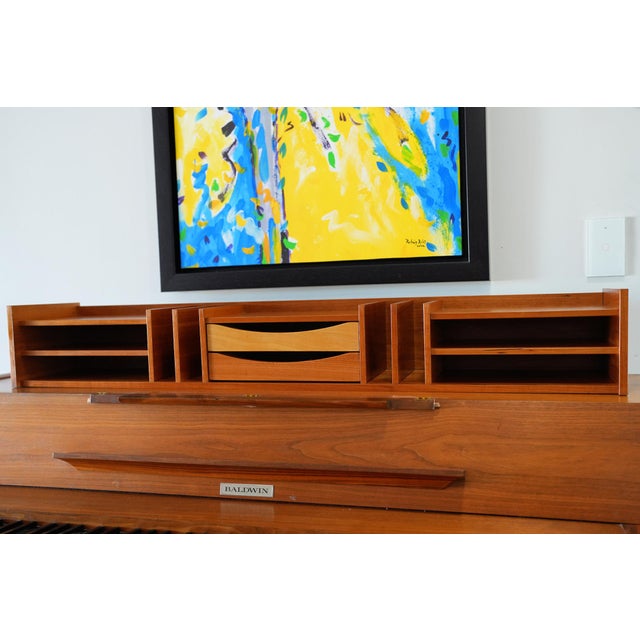 Mid-Century Modern Pedersen & Hansen Teak Desk Organizer | Danish Mid-Century For Sale - Image 3 of 10