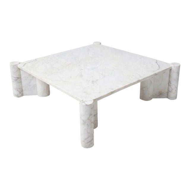 Gae Aulenti “Jumbo” Marble Coffee Table for Knoll International, Italy 1970 For Sale