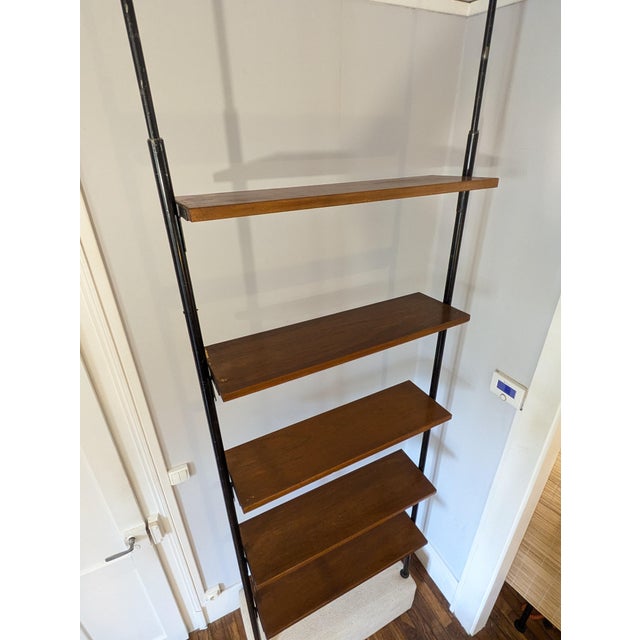 Wood Modular Floor Shelving Unit, Switzerland, 1960 For Sale - Image 7 of 15
