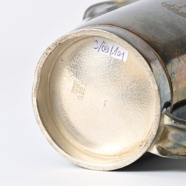 Silver-Plated Creamer by Wilhelm Wagenfeld for WMF, 1950s For Sale - Image 10 of 12