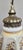 Vintage French Country Floral Glass Swag Plug in Lamp Pendant Light Reading Nook For Sale - Image 6 of 9