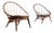 1950s Vintage Ib Kofod-Larsen for Selig Hoop Chairs - a Pair For Sale