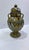2010s Moroccan Moorish Design Lidded Ceramic Urn Inlaid With Camel Bones & Mixed Metalwork, Decorative Footed Vessel For Sale - Image 5 of 5
