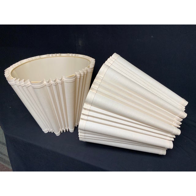 Linen Late 20th Century Edward’s Shades - a Pair For Sale - Image 8 of 9