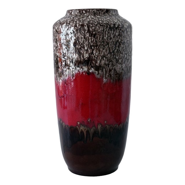 Large Model 517-50 Fat Lava Floor Vase from Scheurich Keramik, 1960s For Sale