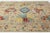 Beige Kazak Style Hand-Knotted Wool Rug – Neutral Beige & Vibrant Multi-Color Tribal For Sale - Image 8 of 10
