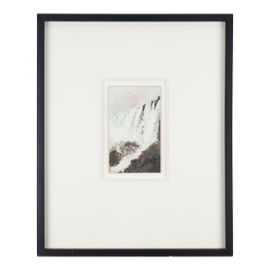 American Oil on Panel Pochard of a Waterfall by j.p. Gourlay, 1912