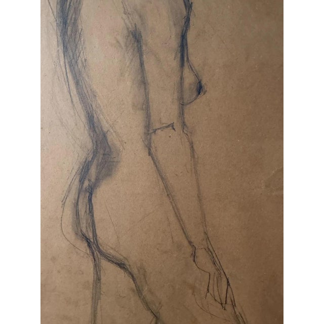 Karl Hofer, Female Nude, Sketch on Paper For Sale - Image 6 of 11