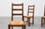 Rustic Oak Ladder-Back Chairs with Rush Seats, France, 1950s, Set of 6 For Sale - Image 11 of 18