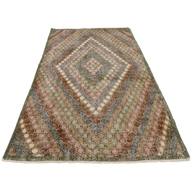 Vintage Turkish Sivas Rug, 03'09 X 06'04 For Sale - Image 4 of 10