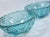 Aquamarine Faceted Bowls- Set of Two For Sale - Image 6 of 9