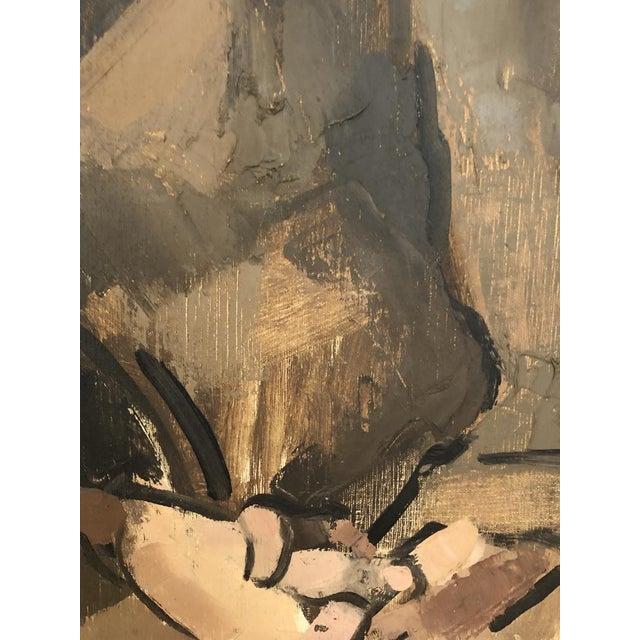 Modern René Guinand, Wiem, 1922, Oil on Canvas For Sale - Image 3 of 8