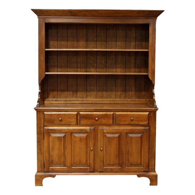 Late 20th Century Nichols & Stone Buffet W/Hutch For Sale