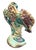 Vintage hand-painted iron floral urn doorstop. Marked "Midwest Importers" on the reverse side.