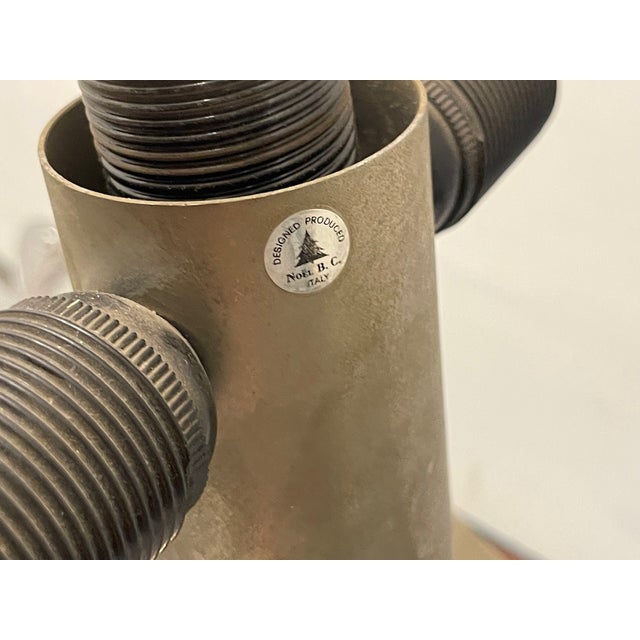 Mid-Century Modern Brass and Chrome Table Lamps from Noel B. C., Italy, 1970s, Set of 2 For Sale - Image 3 of 14