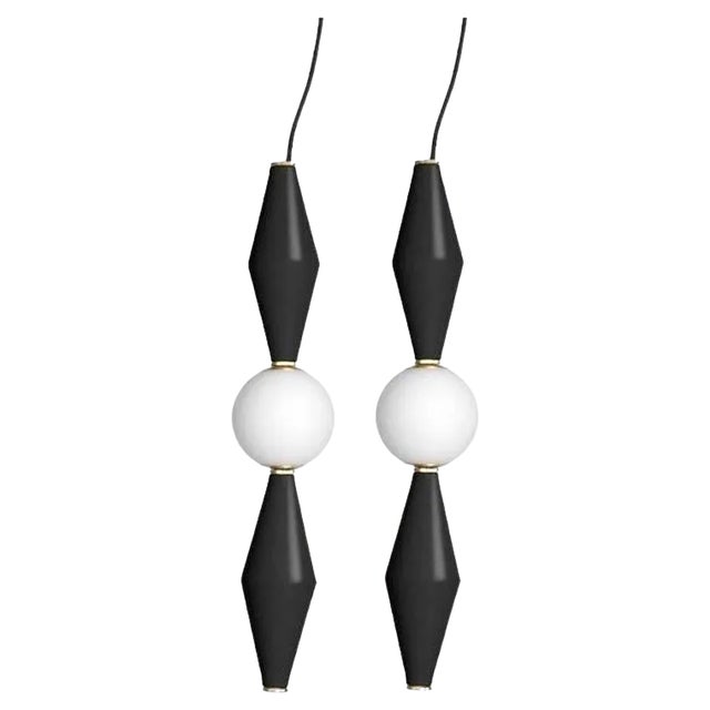 Gamma D Lamps by Mason Editions, Set of 2 For Sale