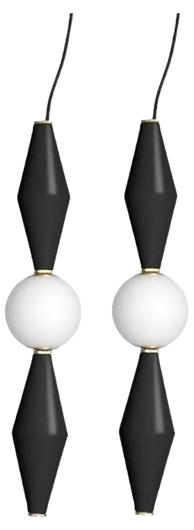 Gamma D Lamps by Mason Editions, Set of 2