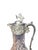 1900s Victorian Cut-Crystal and Silverplate Claret Jug With Lion Finial and Bacchus Spout For Sale - Image 4 of 11