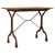 1900s French Bistro Table With Base Cast Iron & Wooden Top For Sale - Image 10 of 18