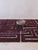 Mid-Century Modern Burgundy Textured Moroccan Wool Rug - 9.3 X 6.8 Ft For Sale - Image 3 of 8