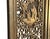 Vintage Finish Openwork Figural 4 Panels Wood Floor Screen Room Divider For Sale - Image 10 of 11