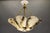 French Art Deco Alabaster and Brass Pendant Light with Segmented Shade, 1920s For Sale - Image 16 of 18