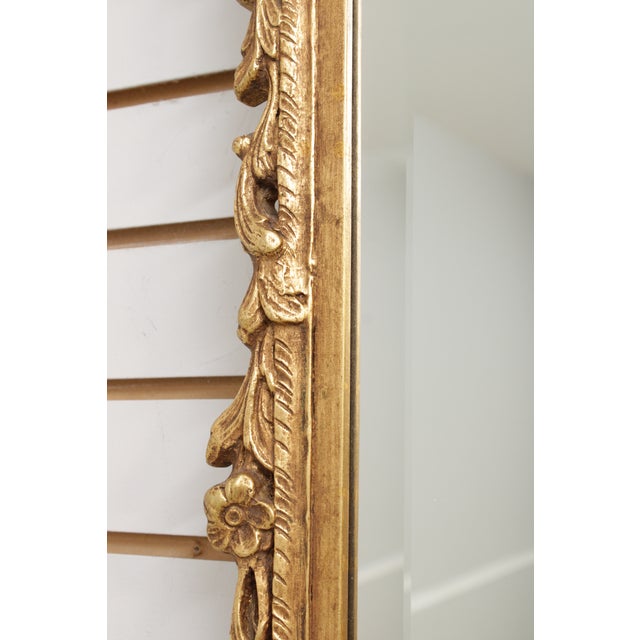 Glass Friedman Brothers Gold Finish Ornate Mirror For Sale - Image 7 of 12