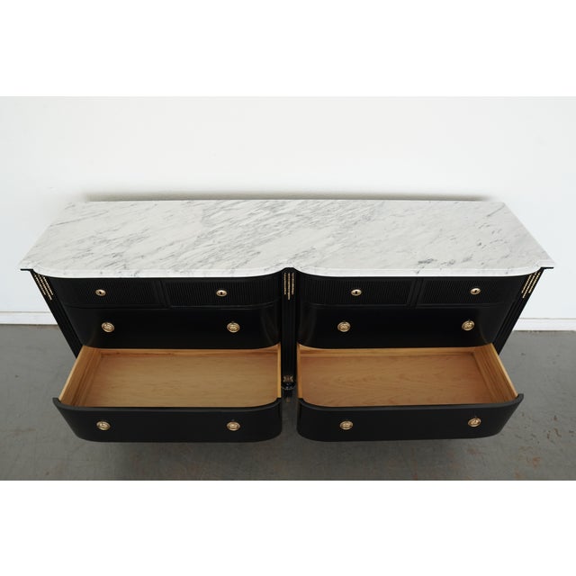 Frontgate Regency Bow Front 8-Drawer Dresser, A Pair For Sale - Image 15 of 18