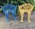 Antique Cast Iron Arm Chairs With Grape & Vine Motif-A Pair For Sale - Image 4 of 12