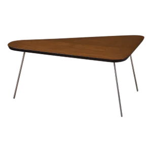 Joseph Carreiro Triangular Tripod Side Table for Pine and Barker