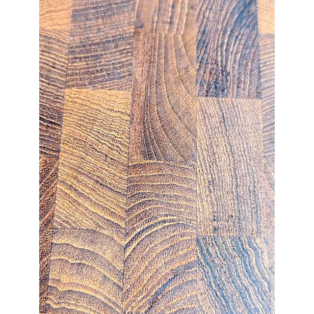 Vintage Extra Large Dansk Staved Teak Wood Charcuterie Board Designed by Jens H. Quistgaard For Sale - Image 11 of 14