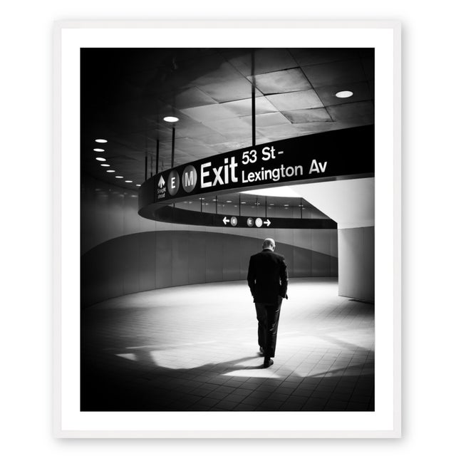 "Exit - New York City" Contemporary Black and White Photograph For Sale - Image 4 of 4