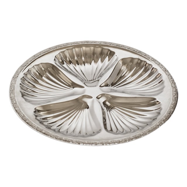 Large Vintage Shell Serving Dish from WMF For Sale
