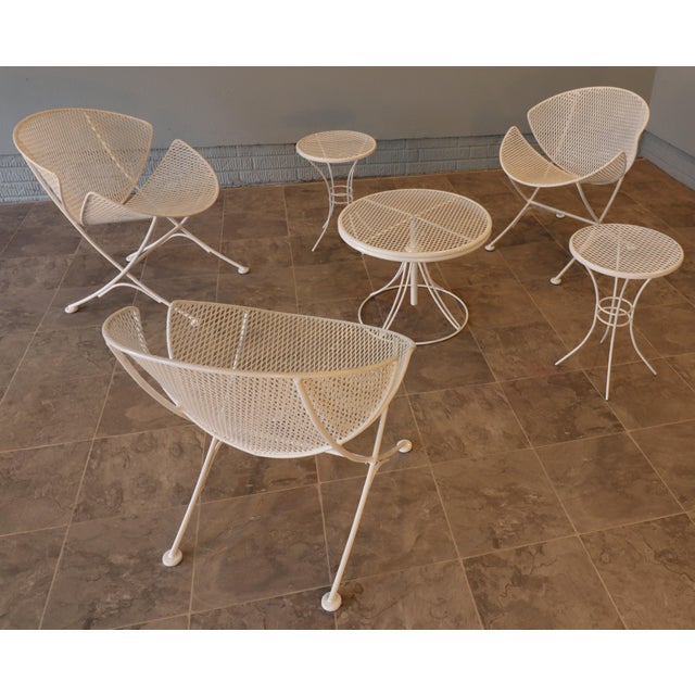 Salterini "Radar" Atomic Lounge Set, Mid-Century Modern, C. 1955–1965, Attributed, 6 Pieces For Sale - Image 9 of 18