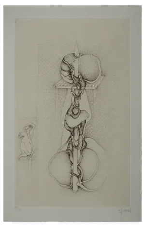 Fred Deux, Growth, Original Engraving