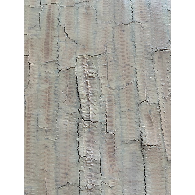 Motivated Seller: 1980s Postmodern Beige Cube Table on Chrome Feet For Sale - Image 12 of 13