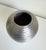 Art Deco Style Ribbed Metal Vase, Late 20th Century For Sale In Sacramento - Image 6 of 9