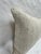 Contemporary Turkish Hemp Pillow Cushion Natural Cream Pillow Cushion Cover 16" x 24" For Sale - Image 3 of 4