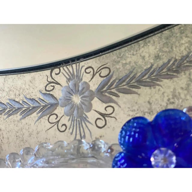 Hand-Carved Venetian Oval Mirror by Simoeng For Sale - Image 4 of 13