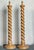 Late 20th Century Vintage Boho Barley Twist Floor Lamps - A Pair For Sale - Image 5 of 11