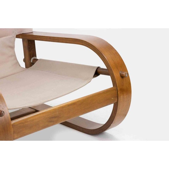 Vintage Wooden Scacciapensieri Armchair, 1976 For Sale - Image 3 of 10