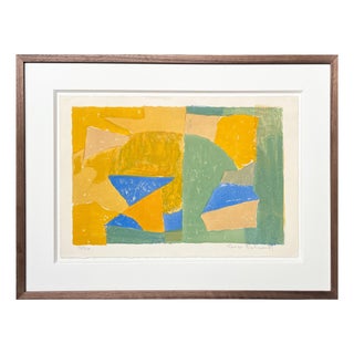 Serge Poliakoff, Untitled, 1956, Paper, Framed For Sale