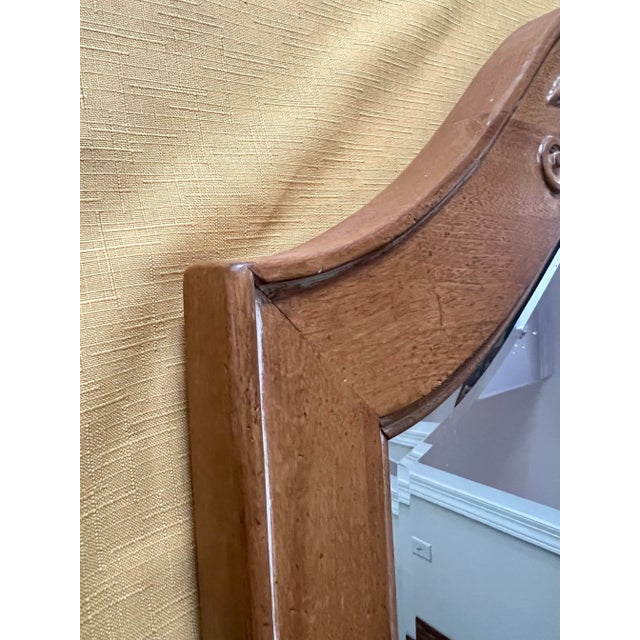 Wood Early 21th Century Ethan Allen French Country Wall Mirror For Sale - Image 7 of 12