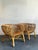 Late 20th Century Vintage Boho Bent Rattan Lounge Chairs After Albini - A Pair For Sale - Image 5 of 10