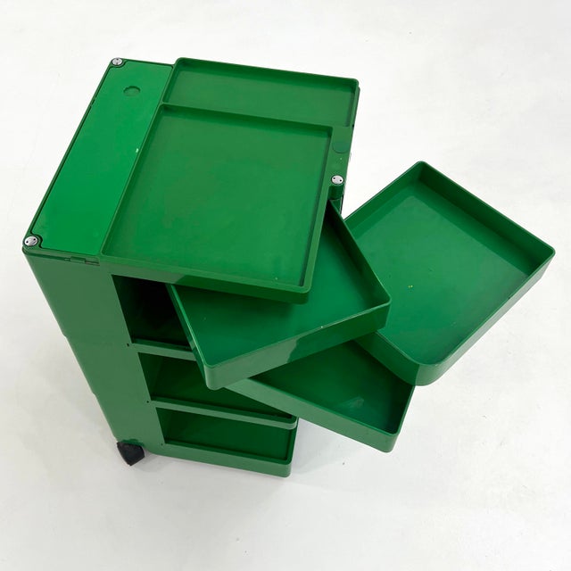 Green Boby Trolley by Joe Colombo for Bieffeplast, 1960s For Sale - Image 6 of 11