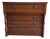 Antique Empire Style Cherry Chest of Drawers, Late 19th Century For Sale